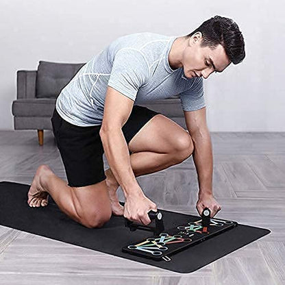 Fitness Portable Push Up Board System, 14 in 1 Body Building Exercise Tools Workout Push Up Stand, Workout Board Training System for Men Women Home Gym