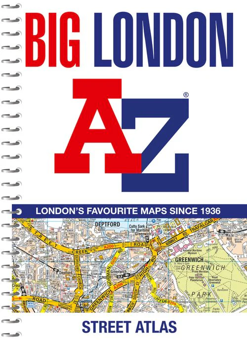 Big London A-Z Street Atlas: Detailed and accurate iconic street map of London