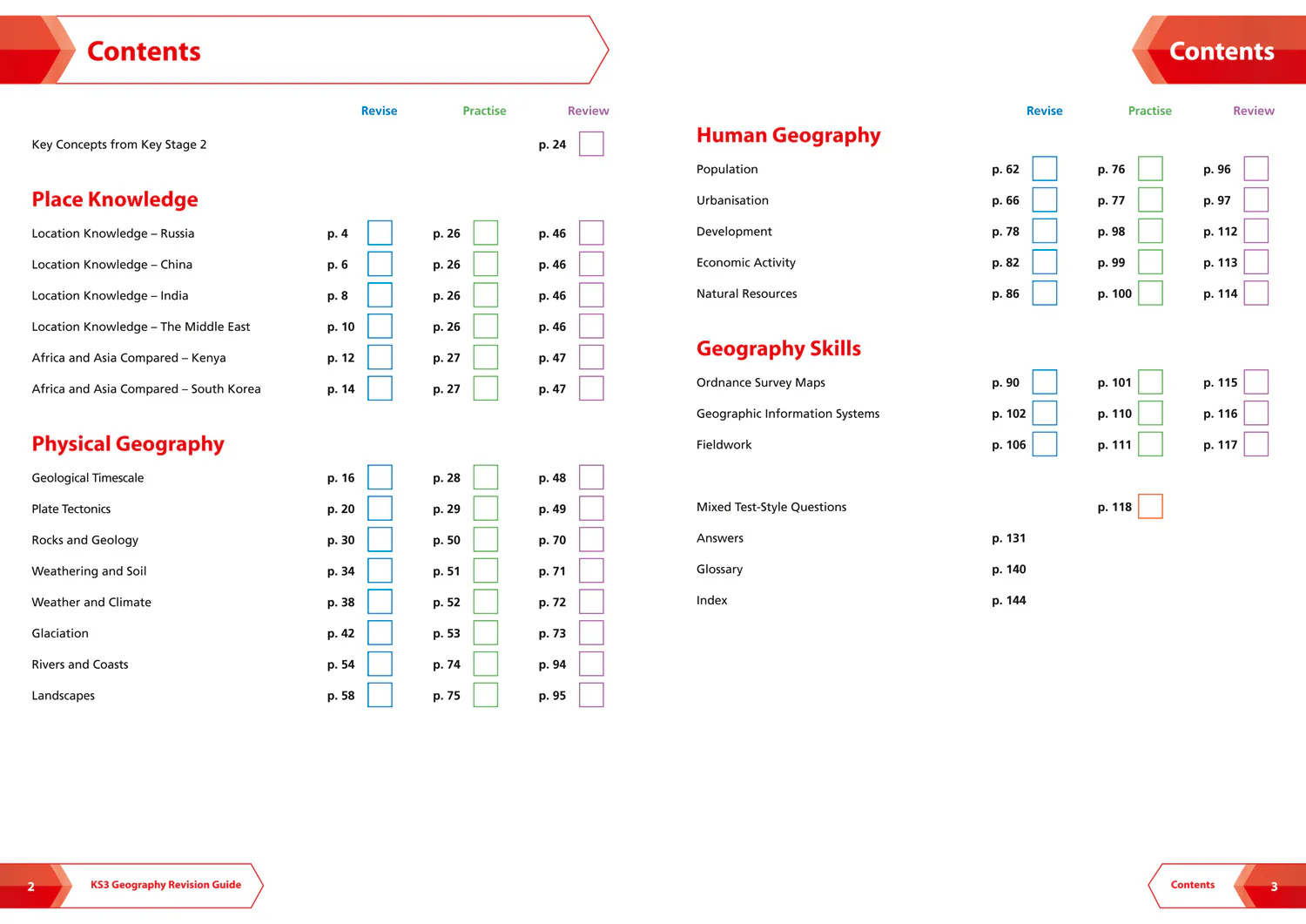 Collins KS3 Revision - KS3 Geography Revision Guide: Ideal for Years 7, 8 and 9