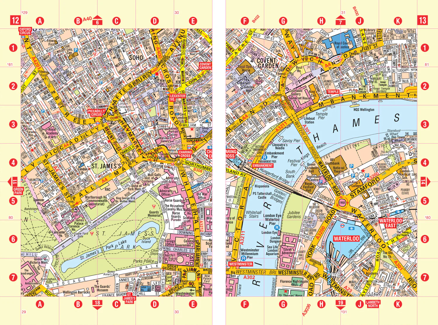 London A-Z Street Atlas: Detailed and accurate iconic street map of London