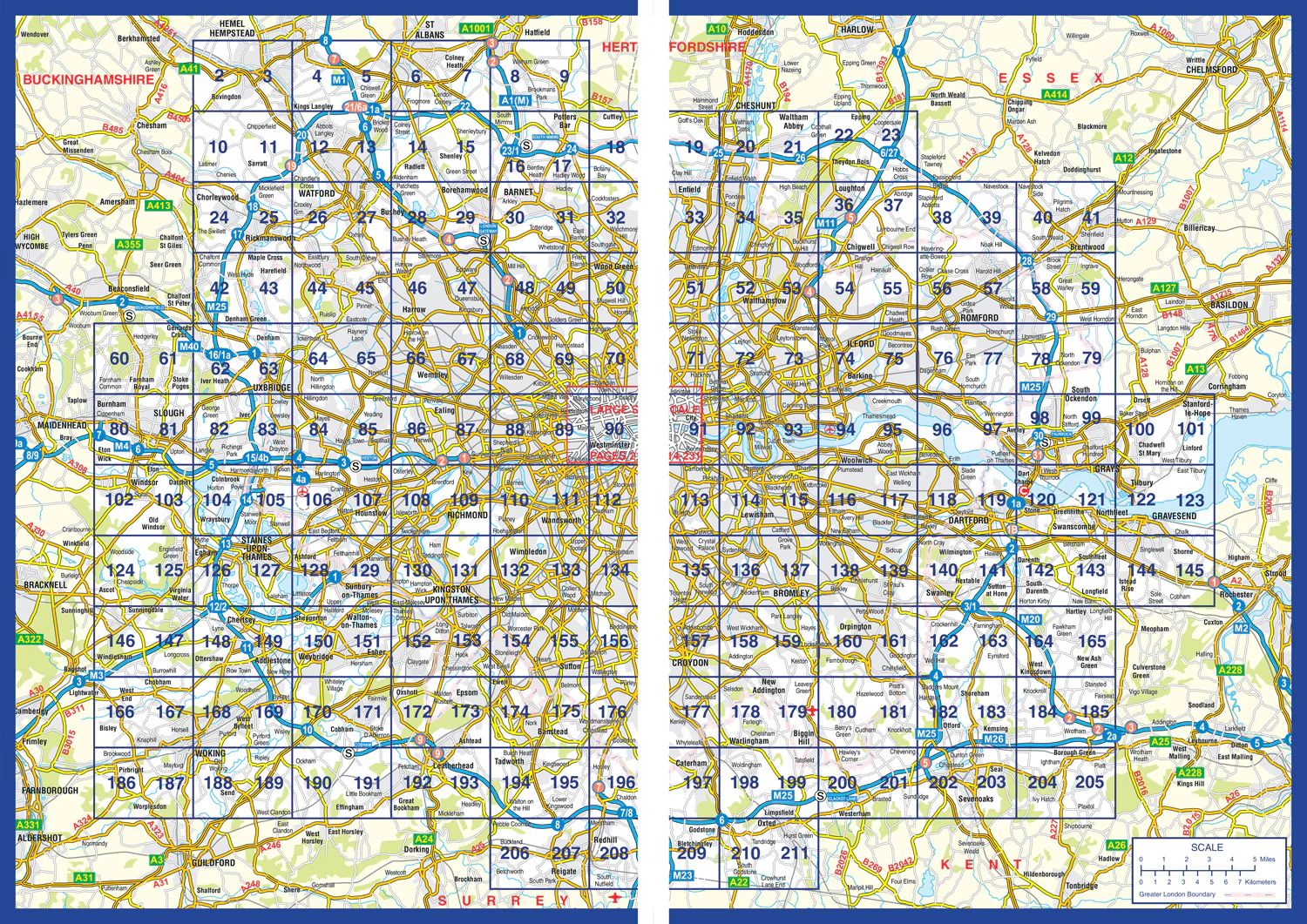 A -Z Master Atlas of Greater London: Detailed and accurate iconic street map of London (19th edition)