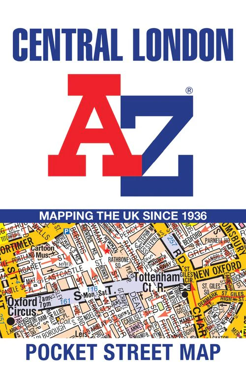 Central London A-Z Pocket Street Map: Detailed and accurate iconic street map of London (26th edition)