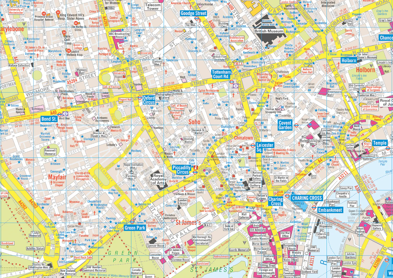 104-london-a-z-visitors-map-new-edition--3.webp London A-Z Visitors Map: (New edition)