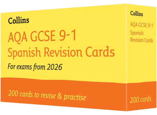 Collins GCSE Grade 9-1 Revision - AQA GCSE 9-1 Spanish Vocabulary Revision Cards: Ideal for the 2026 and 2027 exams (Second edition)