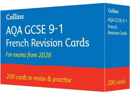 Collins GCSE Grade 9-1 Revision - AQA GCSE 9-1 French Vocabulary Revision Cards: Ideal for the 2026 and 2027 exams (Second edition)