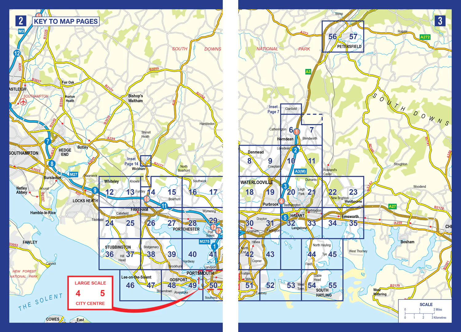 Portsmouth A-Z Street Atlas: Accurate street map for easy navigation (Tenth edition)