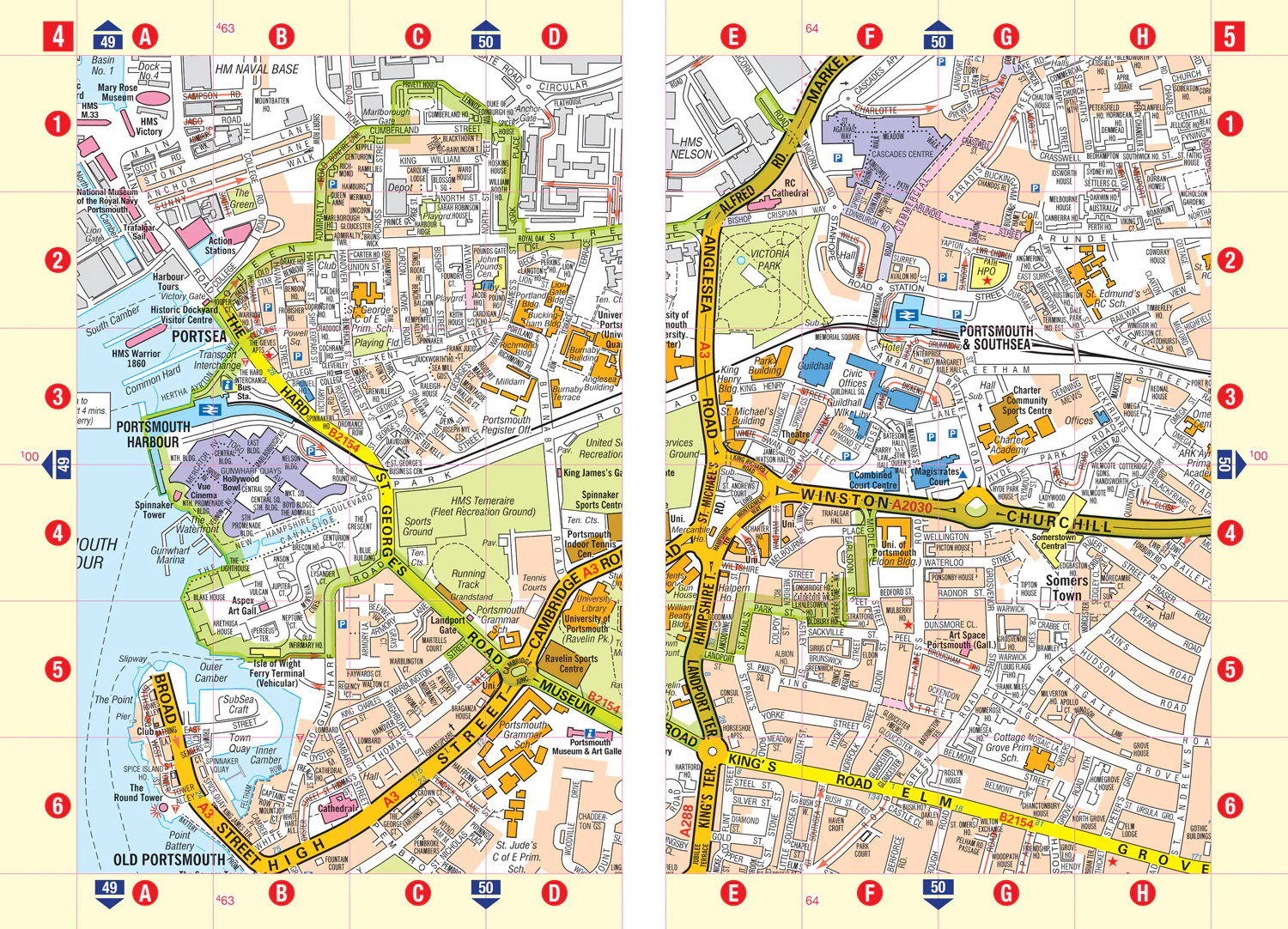 108-portsmouth-a-z-street-atlas-accurate-street-map-for-easy-navigation-tenth-edition--3.webp Portsmouth A-Z Street Atlas: Accurate street map for easy navigation (Tenth edition)