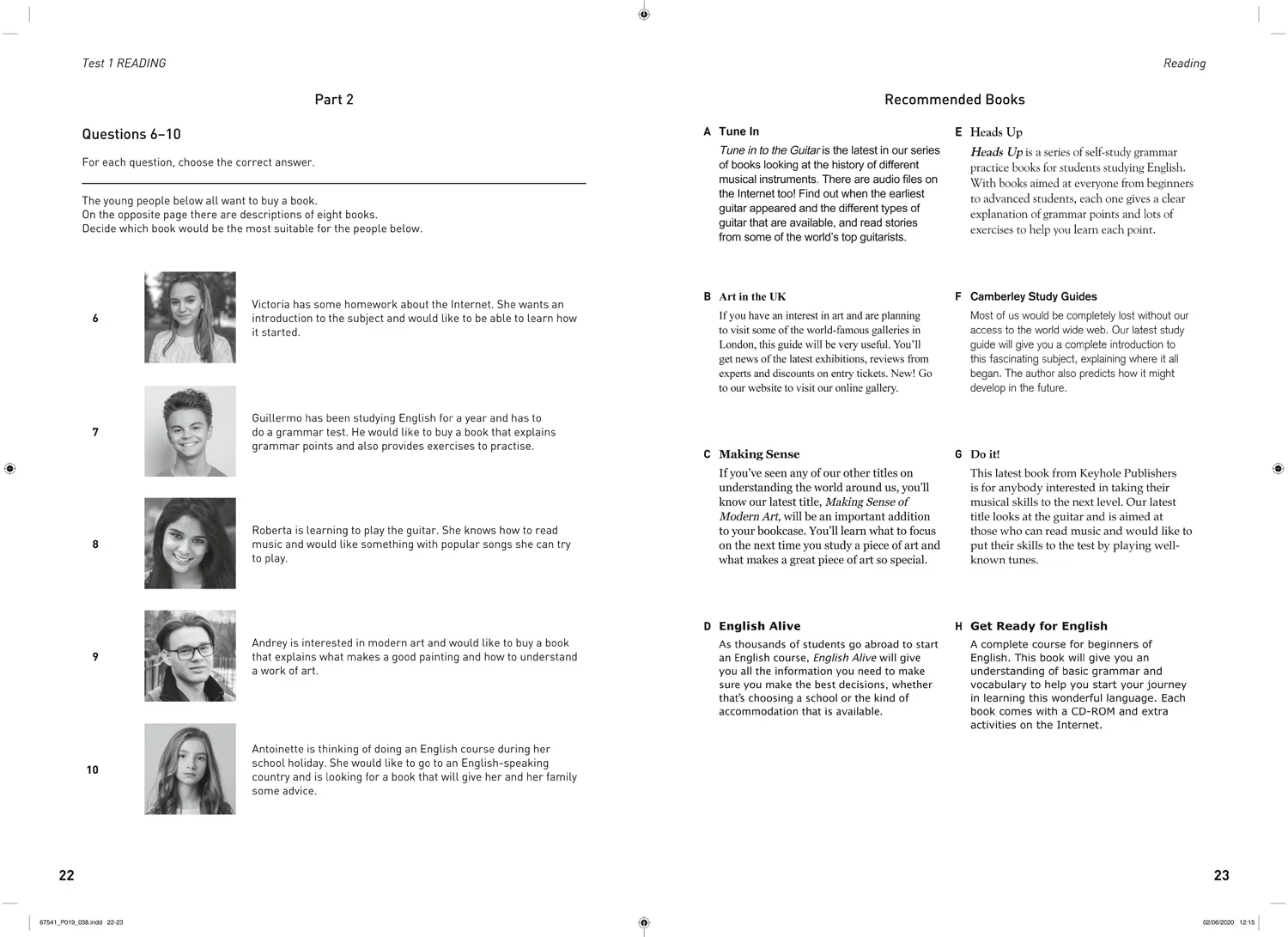 Collins Cambridge English - Practice Tests for B1 Preliminary for Schools (PET) (Volume 1): (First edition)