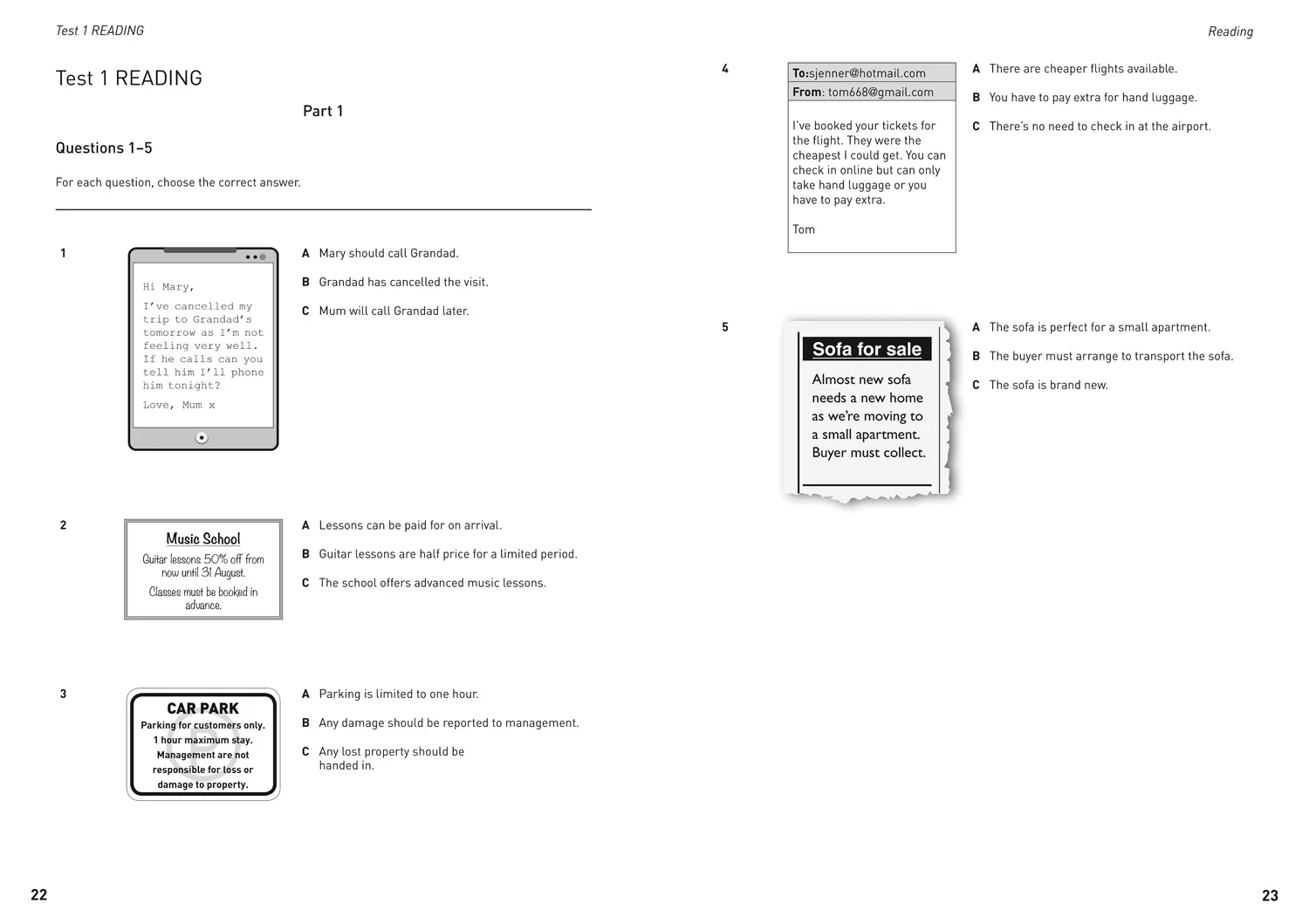 Collins Cambridge English - Practice Tests for B1 Preliminary: PET