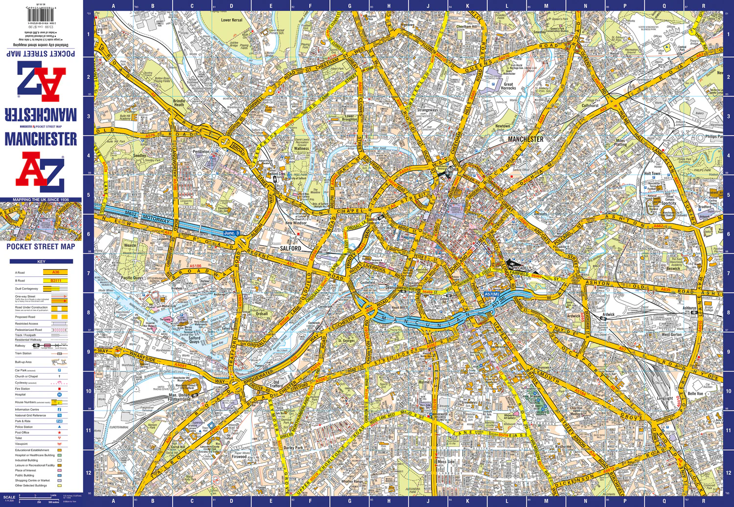 Manchester A-Z Pocket Street Map: Accurate street map for easy navigation