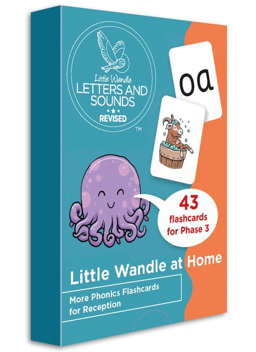 Big Cat Phonics for Little Wandle Letters and Sounds Revised - Little Wandle at Home More Phonics Flashcards for Reception