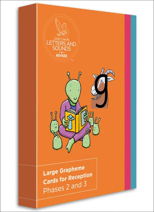 Big Cat Phonics for Little Wandle Letters and Sounds Revised - Large Grapheme Cards for Reception: Phases 2 and 3