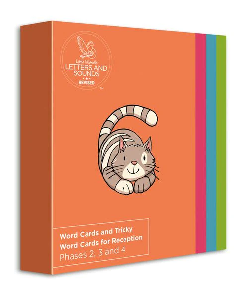 Big Cat Phonics for Little Wandle Letters and Sounds Revised - Word Cards and Tricky Word Cards for Reception (ready-to-use cards): Phases 2, 3 and 4