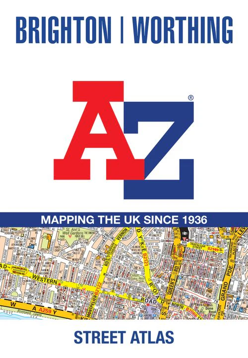 Brighton and Worthing A-Z Street Atlas: Accurate street map for easy navigation (New Eighth edition)