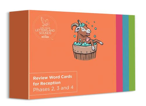 Big Cat Phonics for Little Wandle Letters and Sounds Revised - Review Word Cards for Reception (ready-to-use cards): Phases 2, 3 and 4