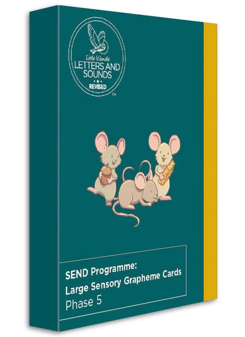 Big Cat Phonics for Little Wandle Letters and Sounds Revised - SEND Programme: Large Sensory Grapheme Cards: Phase 5
