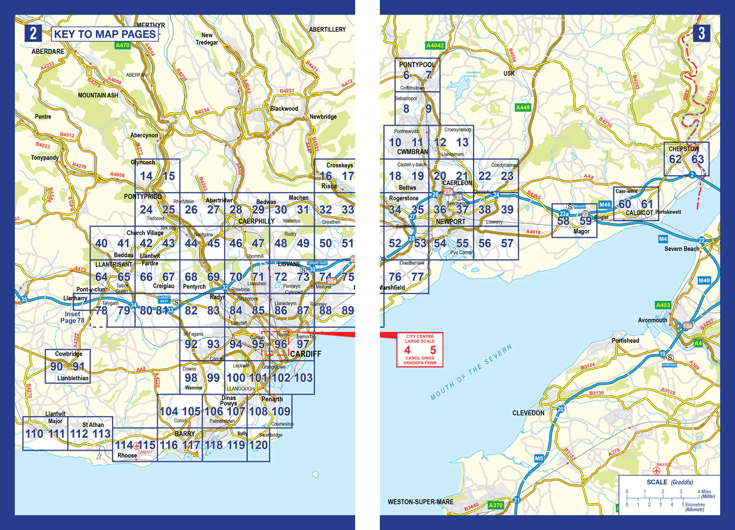 Cardiff A-Z Street Atlas: Accurate street map for easy navigation (Eighth edition)