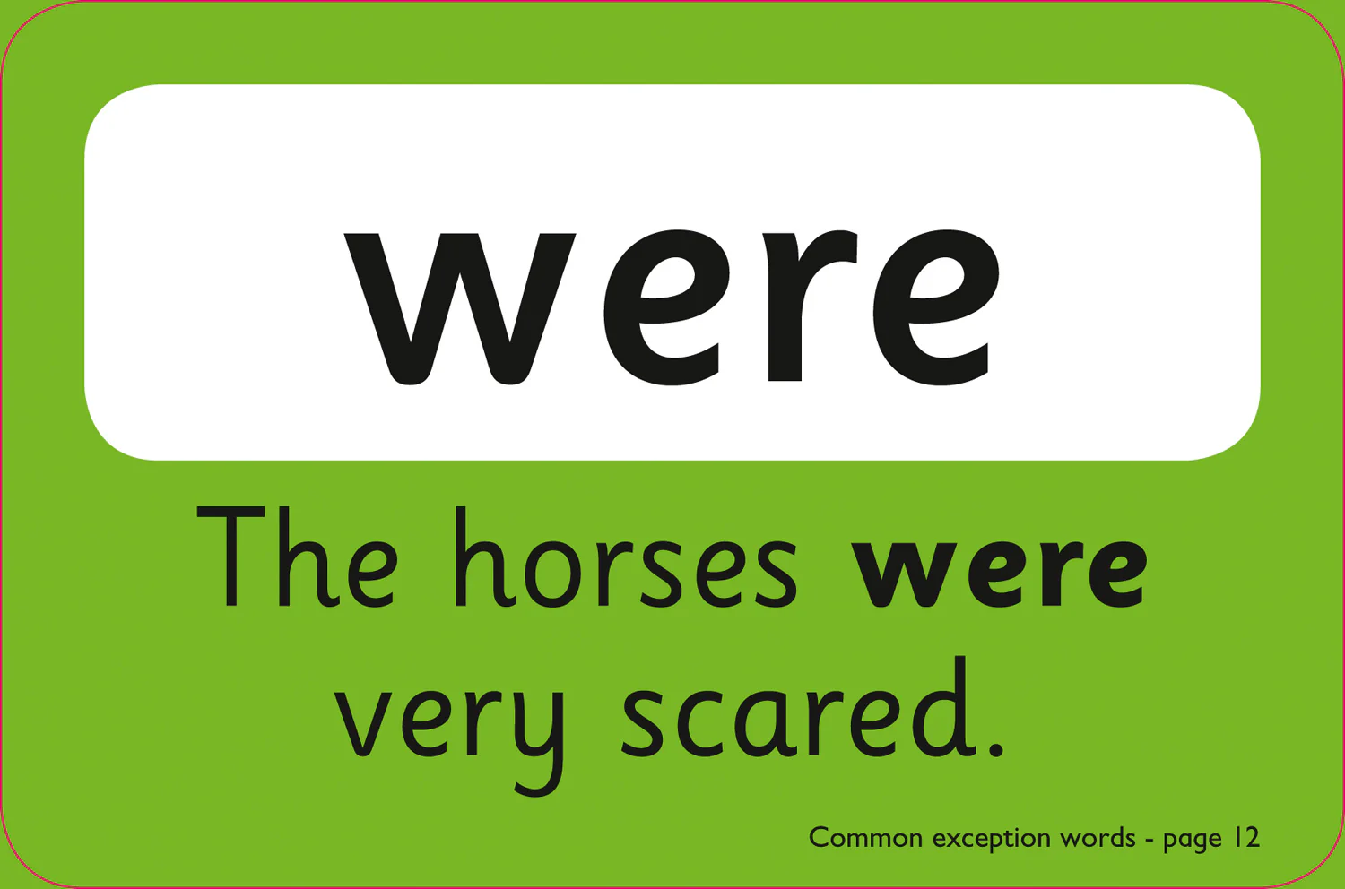 Collins Easy Learning KS1 - Common Exception Words Flashcards: Ideal for home learning