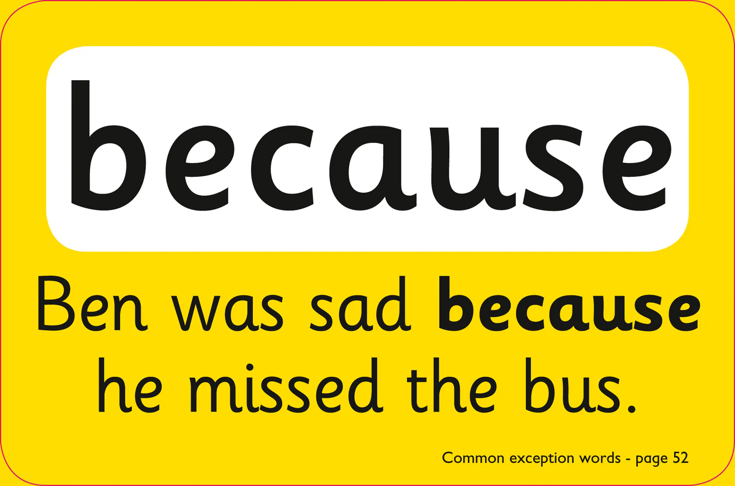 1133-collins-easy-learning-ks1-common-exception-words-flashcards-ideal-for-home-learning-4.webp Collins Easy Learning KS1 - Common Exception Words Flashcards: Ideal for home learning