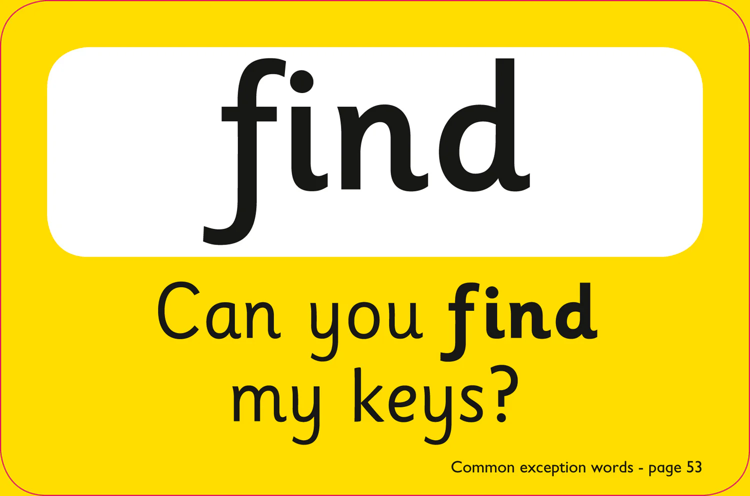 1133-collins-easy-learning-ks1-common-exception-words-flashcards-ideal-for-home-learning-5.webp Collins Easy Learning KS1 - Common Exception Words Flashcards: Ideal for home learning