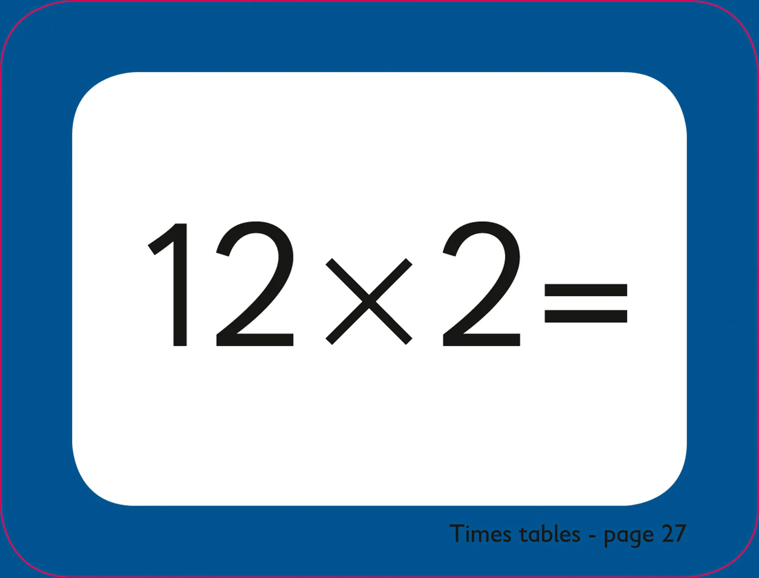 Collins Easy Learning KS2 - Times Tables Flashcards: Ideal for home learning