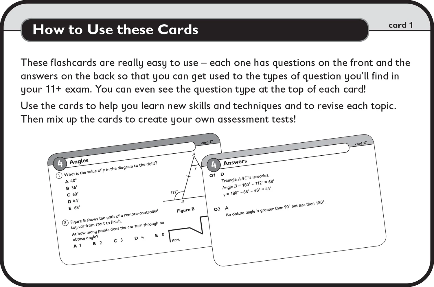 Collins 11+ Practice - 11+ Maths Flashcards: For the 2025 GL Assessment and CEM Tests