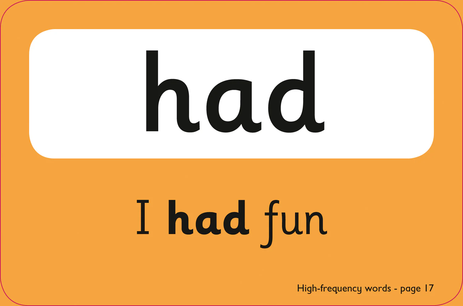 Collins Easy Learning KS1 - High Frequency Words Flashcards: Ideal for home learning