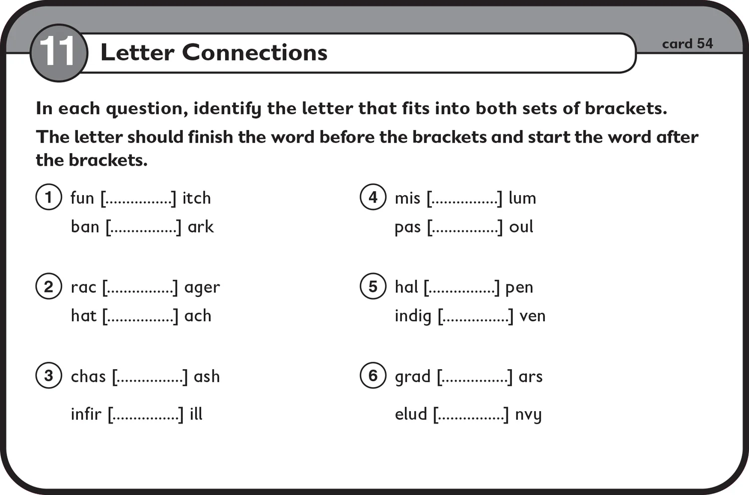 Collins 11+ Practice - 11+ Verbal Reasoning Flashcards: For the 2025 GL Assessment and CEM Tests