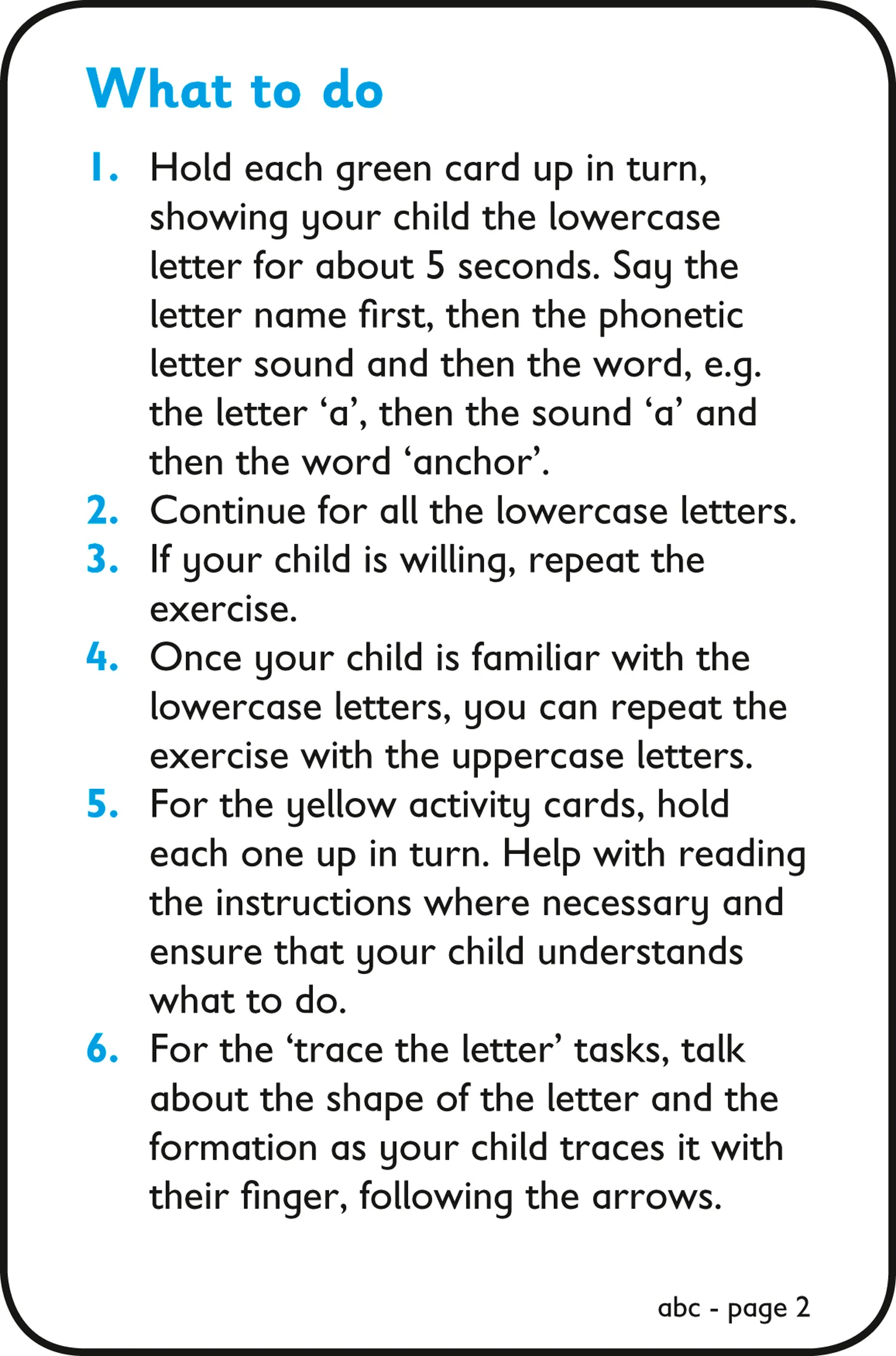 Collins Easy Learning Preschool - abc Flashcards: Ideal for home learning