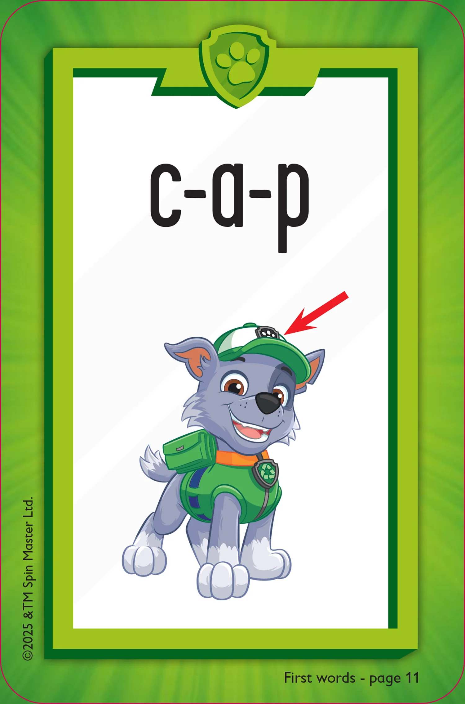 Paw Patrol - PAW Patrol First Words Flashcards: Have fun learning to read with the PAW Patrol pups