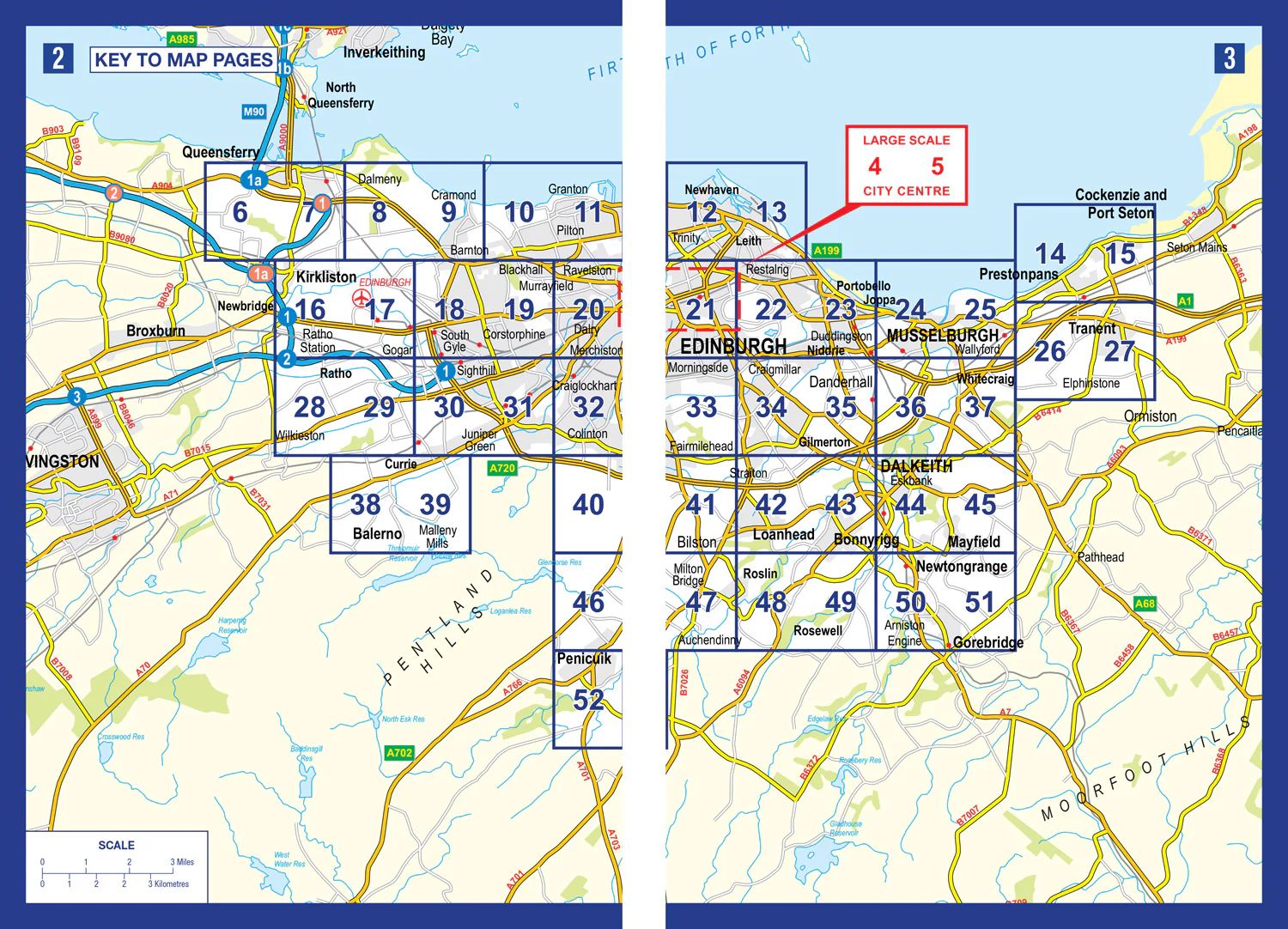Edinburgh A-Z Street Atlas: Accurate street map for easy navigation (11th edition)