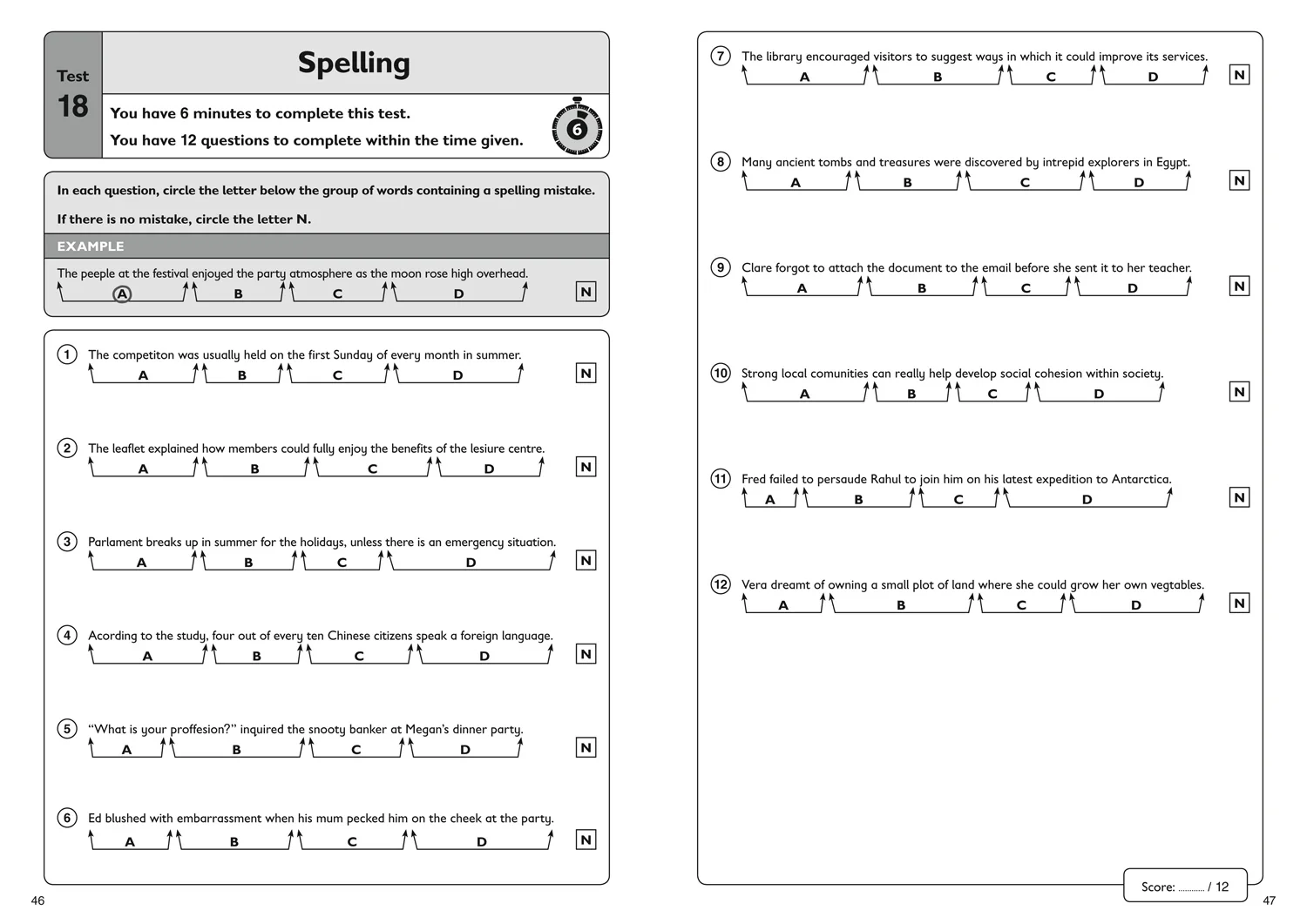 1178-collins-11-practice-11-english-quick-practice-tests-age-10-11-year-6-book-1-for-the-2025-gl-assessment-tests-4.webp Collins 11+ Practice - 11+ English Quick Practice Tests Age 10-11 (Year 6) Book 1: For the 2025 GL Assessment Tests