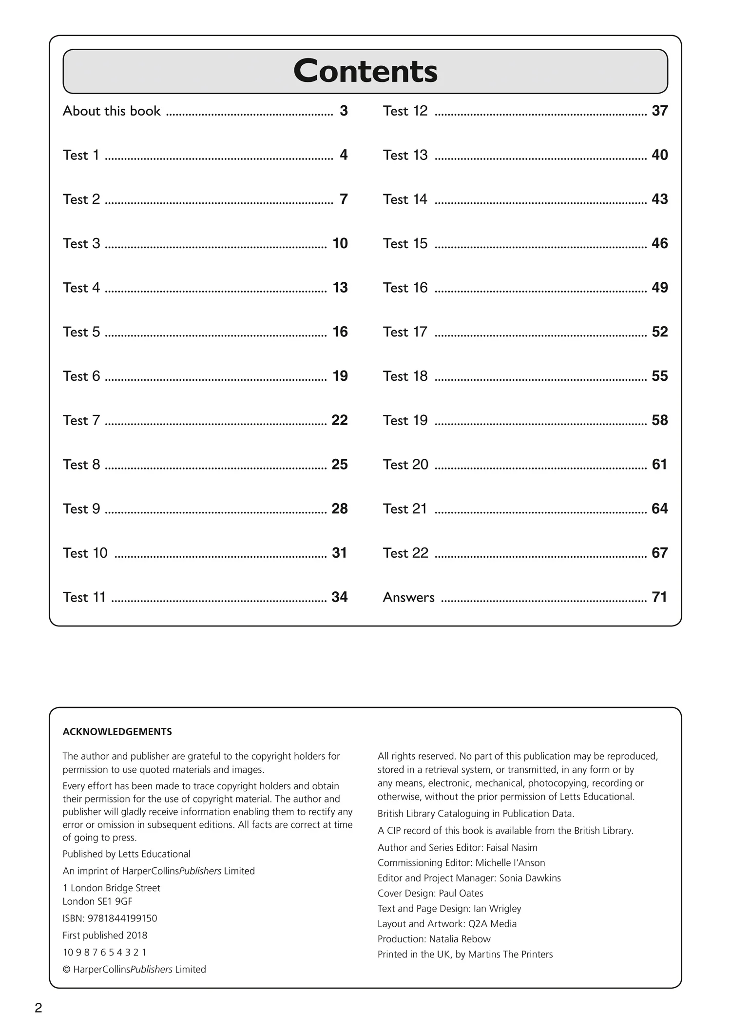 Collins 11+ Practice - 11+ Maths Quick Practice Tests Age 10-11 (Year 6) Book 1: For the 2025 GL Assessment Tests