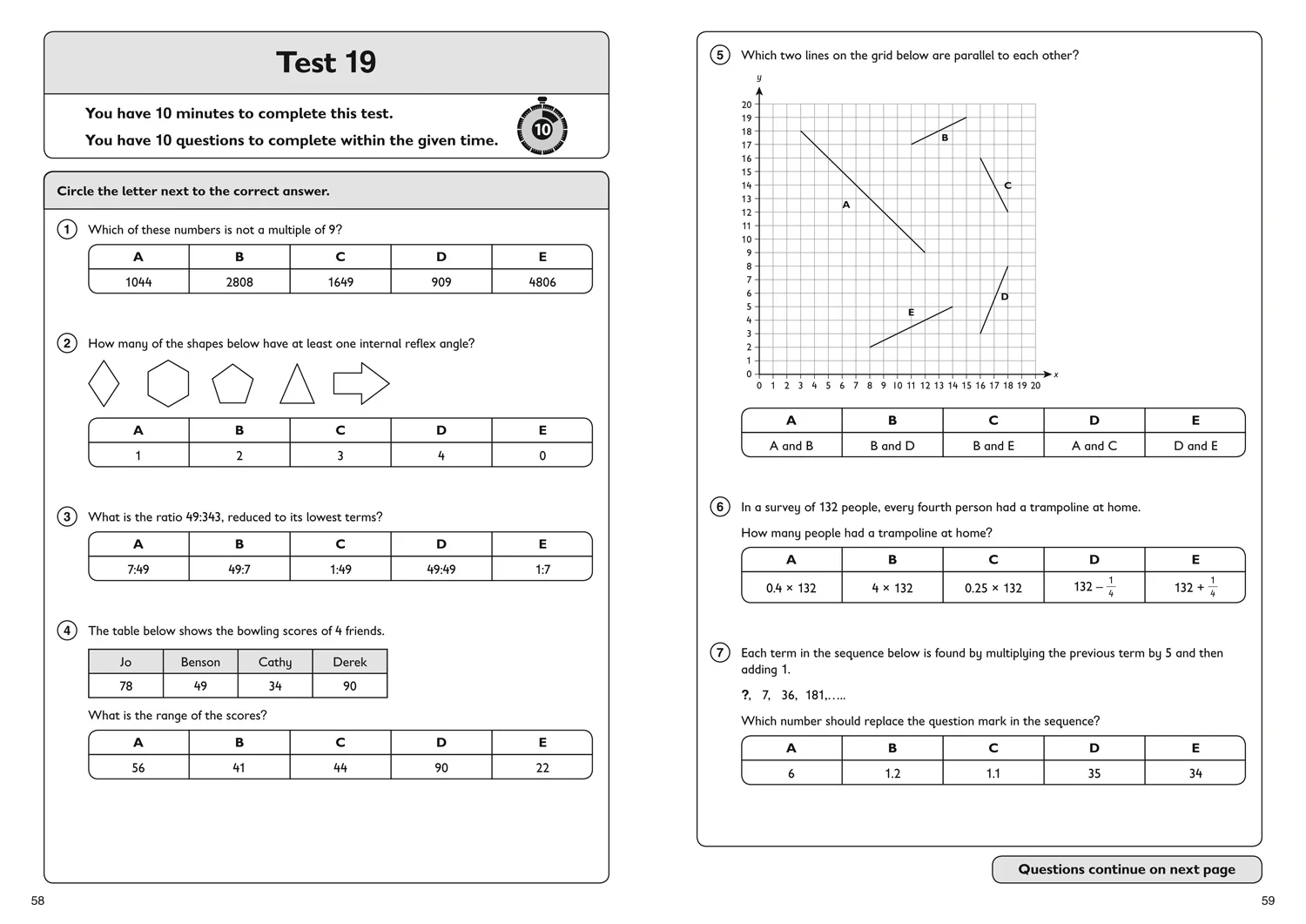 1184-collins-11-practice-11-maths-quick-practice-tests-age-10-11-year-6-book-1-for-the-2025-gl-assessment-tests-5.webp Collins 11+ Practice - 11+ Maths Quick Practice Tests Age 10-11 (Year 6) Book 1: For the 2025 GL Assessment Tests