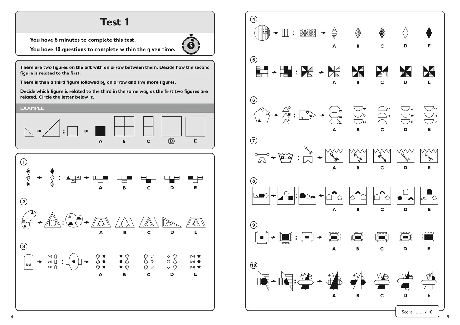 1186-collins-11-practice-11-non-verbal-reasoning-quick-practice-tests-age-9-10-year-5-for-the-2024-gl-assessment-tests-3.webp Collins 11+ Practice - 11+ Non-Verbal Reasoning Quick Practice Tests Age 9-10 (Year 5): For the 2024 GL Assessment Tests