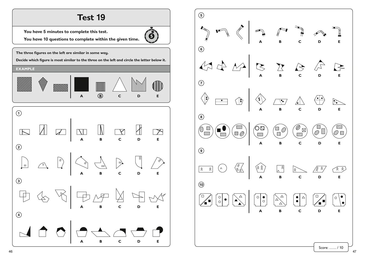 1186-collins-11-practice-11-non-verbal-reasoning-quick-practice-tests-age-9-10-year-5-for-the-2024-gl-assessment-tests-4.webp Collins 11+ Practice - 11+ Non-Verbal Reasoning Quick Practice Tests Age 9-10 (Year 5): For the 2024 GL Assessment Tests
