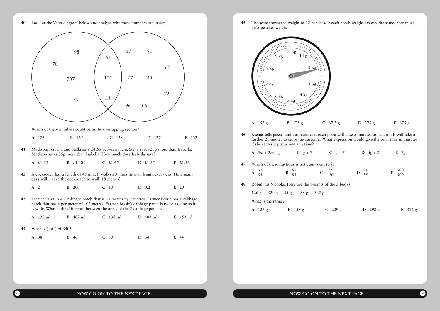 1188-collins-11-practice-11-maths-practice-papers-book-2-for-the-2025-gl-assessment-tests-5.webp Collins 11+ Practice - 11+ Maths Practice Papers Book 2: For the 2025 GL Assessment Tests