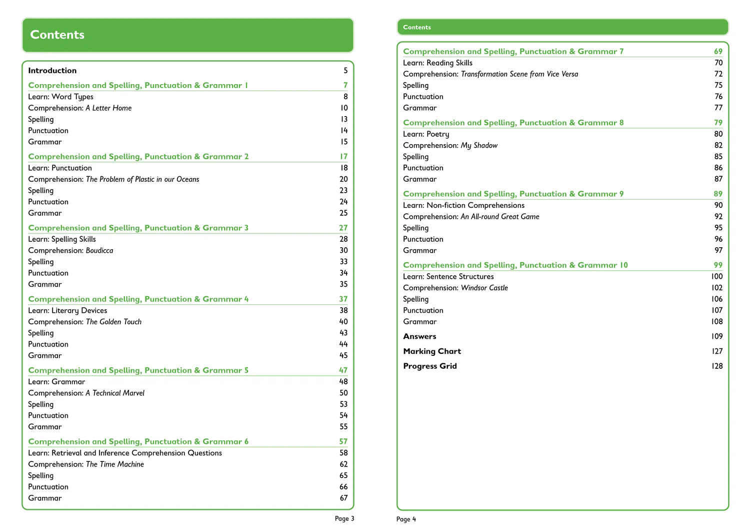 Collins 11+ - 11+ Comprehension and Spelling, Punctuation & Grammar Support and Practice Workbook: For the GL Assessment 2025 tests
