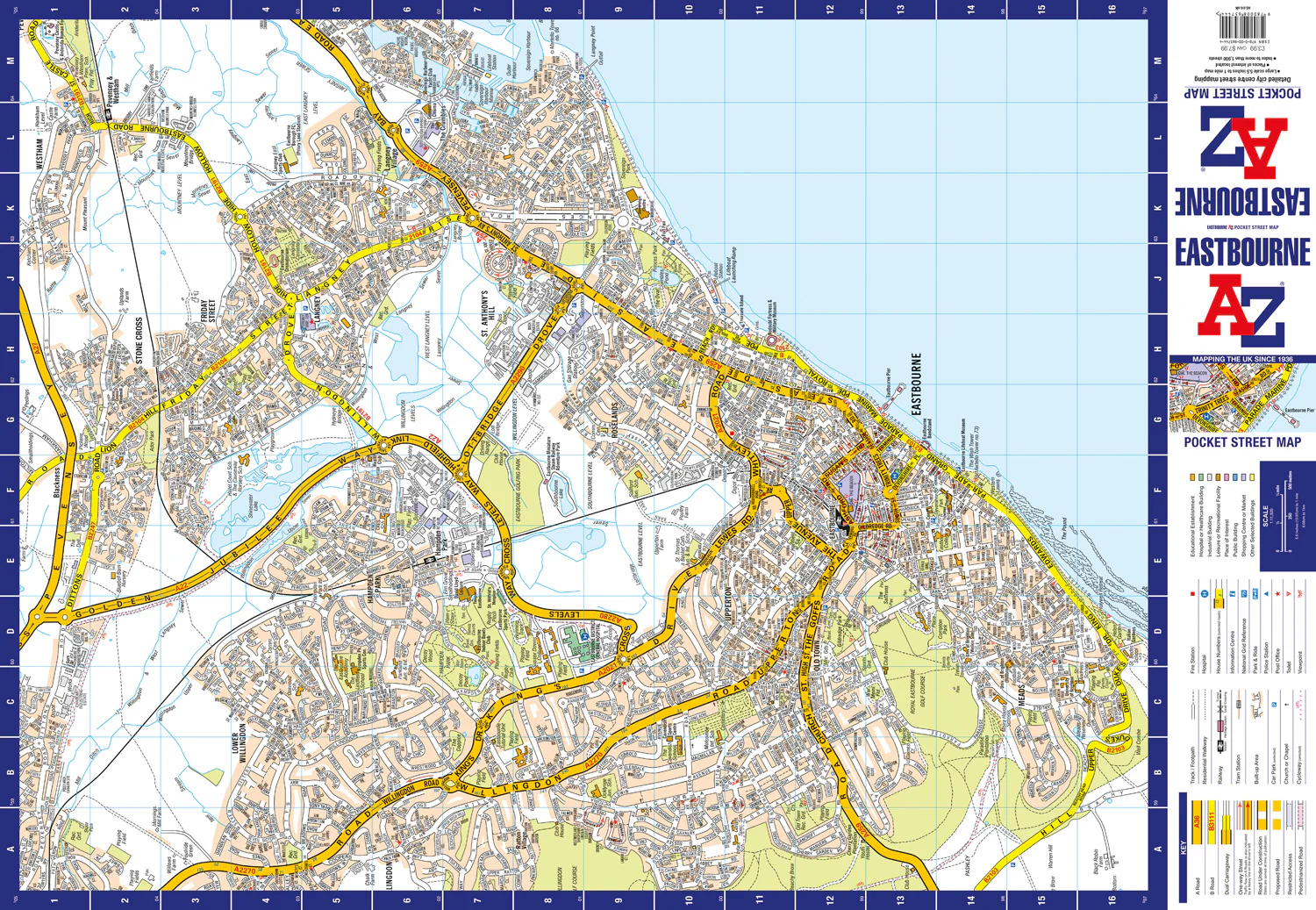 Eastbourne A-Z Pocket Street Map: (Second edition)