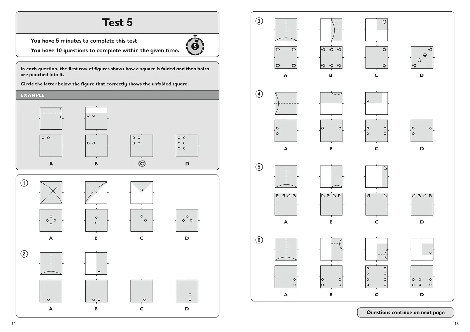 Collins 11+ Practice - 11+ Spatial Reasoning Quick Practice Tests Age 9-10 (Year 5): For the 2025 CEM Tests