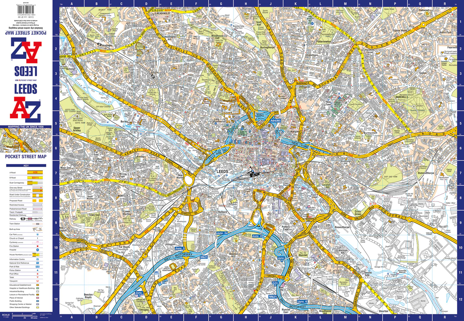 Leeds A-Z Pocket Street Map: (Second edition)