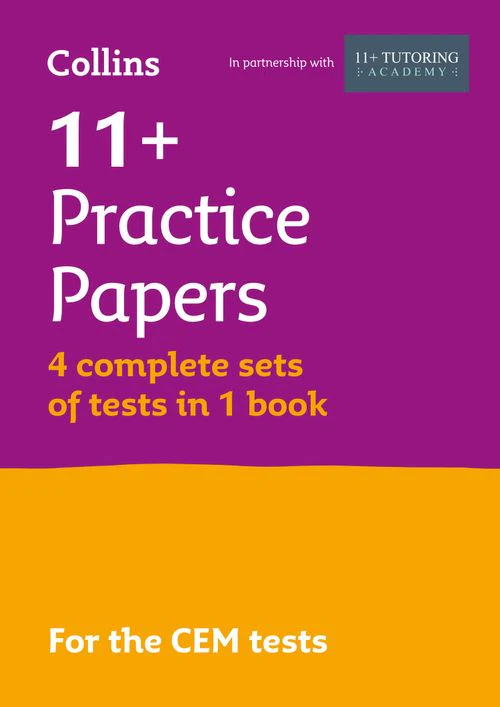 Collins 11+ Practice - 11+ Verbal Reasoning, Non-Verbal Reasoning & Maths Practice Papers (Bumper Book with 4 sets of tests): For the 2025 CEM Tests