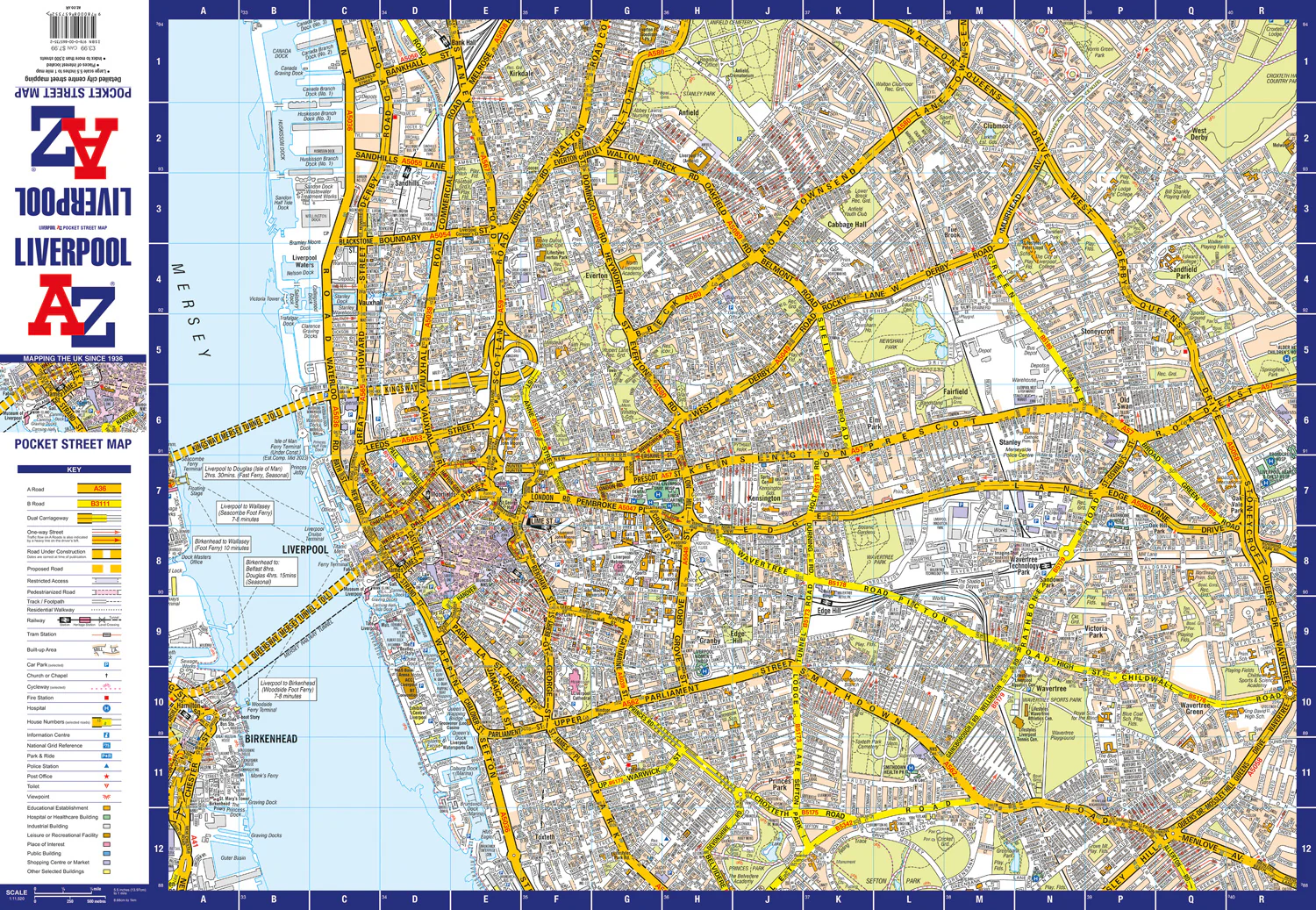 121-liverpool-a-z-pocket-street-map-second-edition--4.webp Liverpool A-Z Pocket Street Map: (Second edition)