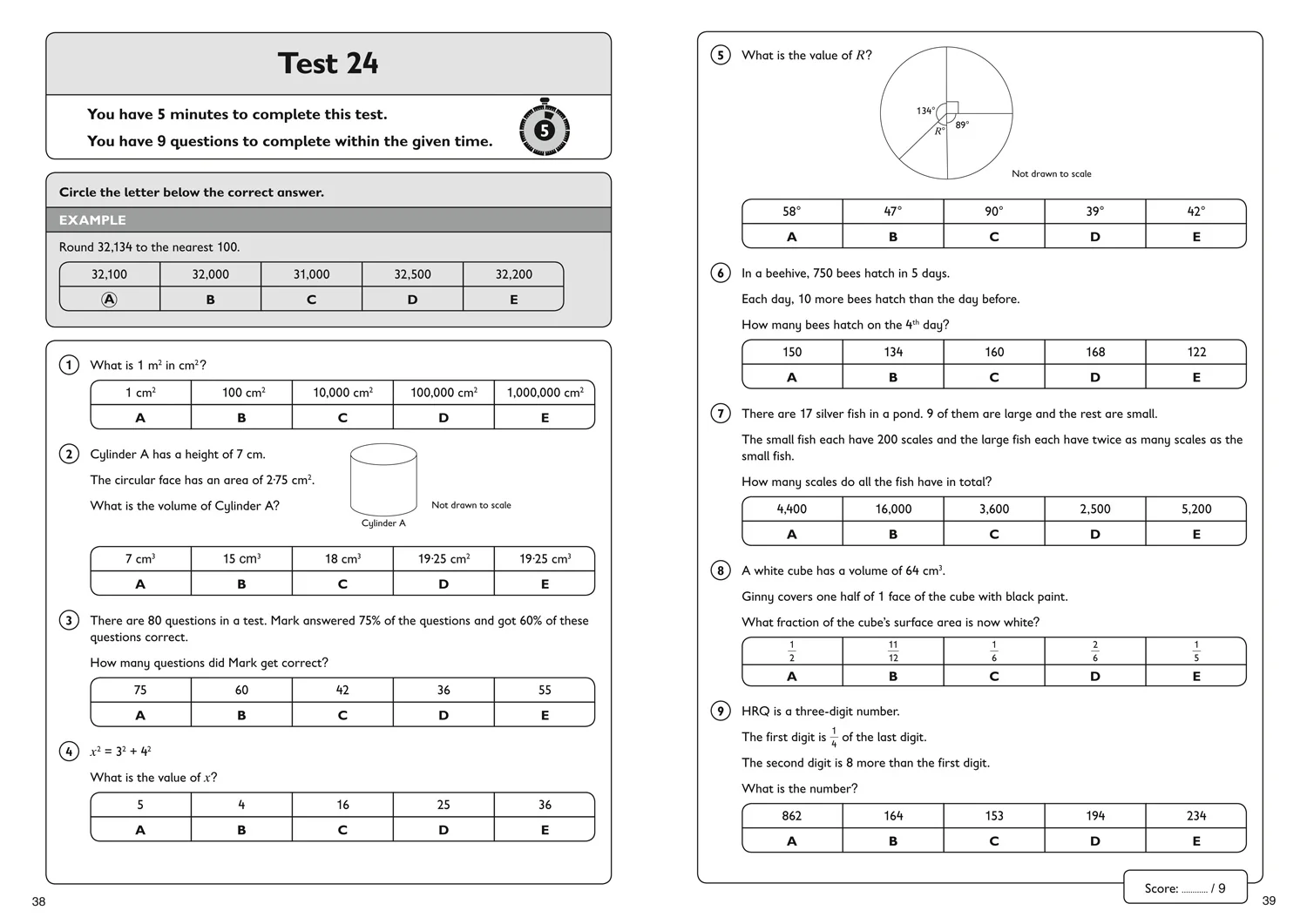 1213-collins-11-practice-11-maths-quick-practice-tests-age-10-11-year-6-for-the-2025-cem-tests-3.webp Collins 11+ Practice - 11+ Maths Quick Practice Tests Age 10-11 (Year 6): For the 2025 CEM Tests