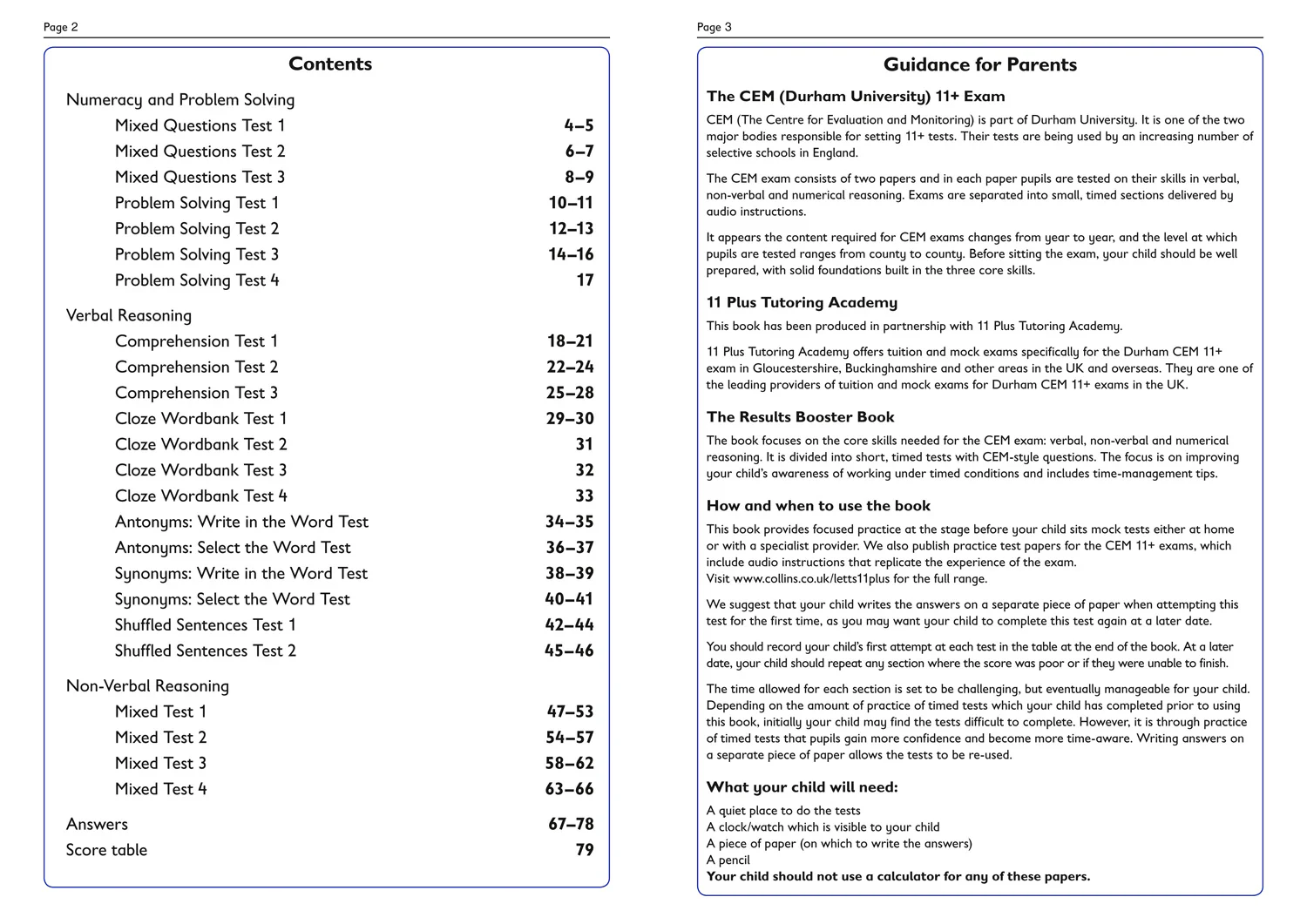 Collins 11+ Practice - 11+ Verbal Reasoning, Non-Verbal Reasoning & Maths Complete Practice Workbook: For the 2025 CEM Tests
