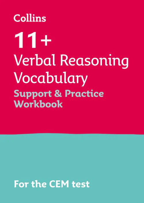 Collins 11+ - 11+ Verbal Reasoning Vocabulary Support and Practice Workbook: For the 2025 CEM Tests