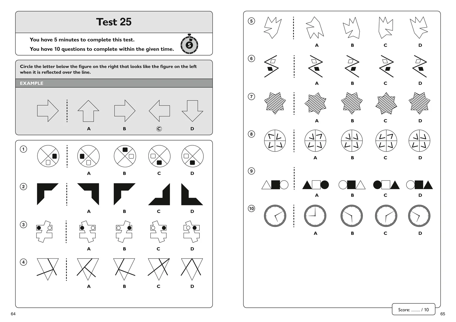 1218-collins-11-practice-11-non-verbal-reasoning-quick-practice-tests-age-10-11-year-6-for-the-2025-cem-tests-4.webp Collins 11+ Practice - 11+ Non-Verbal Reasoning Quick Practice Tests Age 10-11 (Year 6): For the 2025 CEM Tests