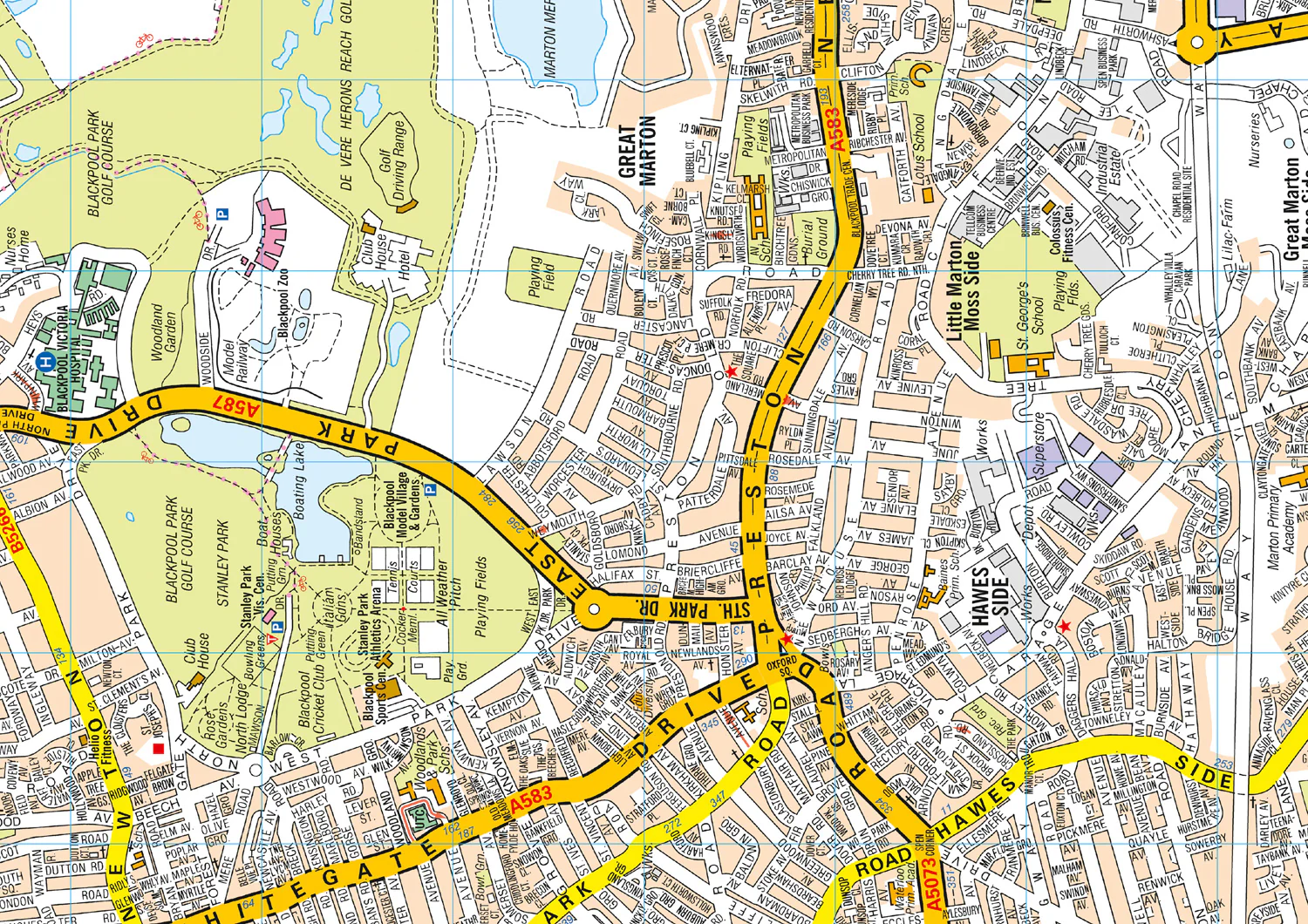 Blackpool A-Z Pocket Street Map: (Second edition)