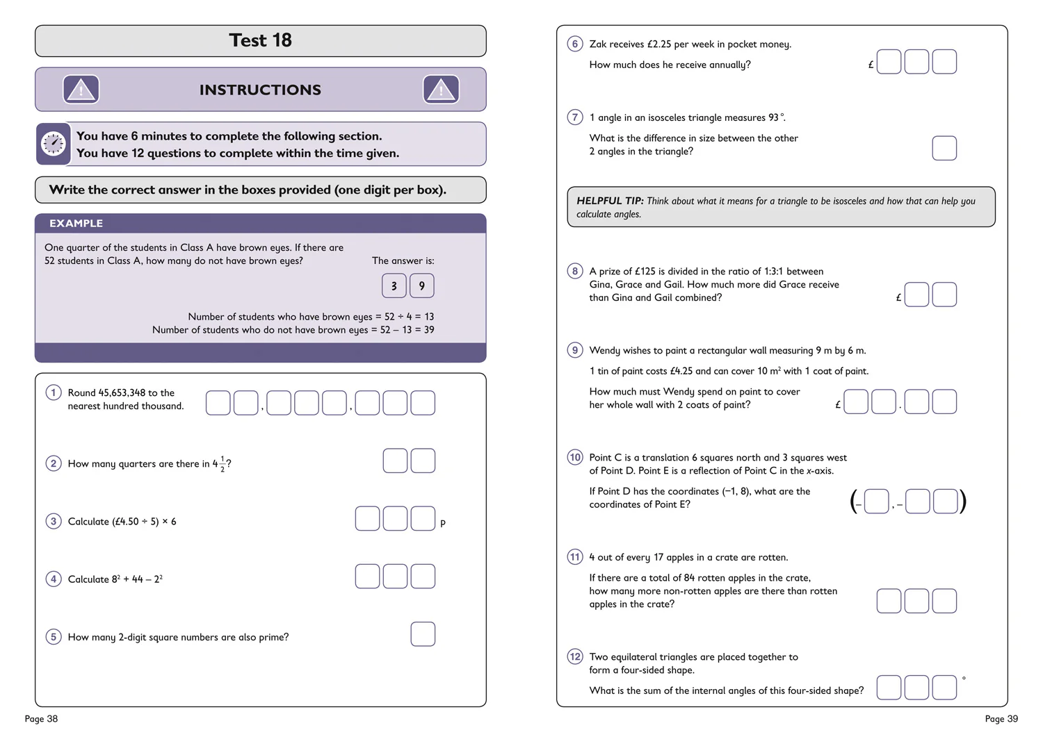 Collins 11+ Practice - 11+ Arithmetic Practice Workbook: For the 2025 CEM Tests