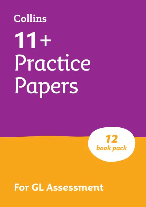 Collins 11+ - 11+ GL English, Maths, Verbal Reasoning and Non-Verbal Reasoning Practice Papers Pack (with 12 Practice Papers books): For the 2026 GL Tests